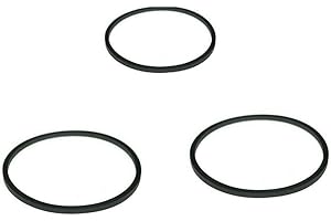 SERVICE_PARTS CD Player Belt Kit (1x Door Belt + 2x Drive Belts) Compatible With Sony DVD Player