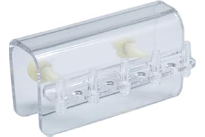 Alicer - Supporto per fissaggio tubo flessibile a 5 tubi, trasparente, per pesci acquari