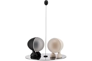 Alessi Lilliput ASG02 O Servizio per Sale e Pepe di Design, Nero/Bianco