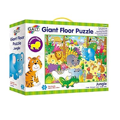 ASA Toys Galt - GA0858B - Puzzle - Géant de sol La Jungle