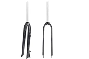 BUCKLOS 【US-Stock 26/27.5/29” Mountain Bike Rigid Forks, 1-1/8” Straight MTB Rigid Fork Disc Brake, Superlight Aluminum Alloy Bicycle Rigid Fork fit BMX MTB Road Bike