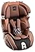 Produktbild Kiwy 14103KW02B Child Car Seat Group 1/2/3 with Isofix 9-36 kg Moka