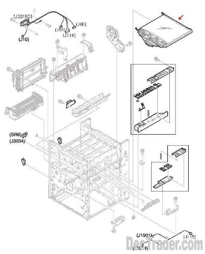 Preisvergleich Produktbild HP RG5 – 6180 – 190 CN Drucker / Scanner Ersatzteil