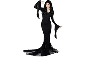 Cosplay.fm Women's Vintage Morticia Dress Plus Size