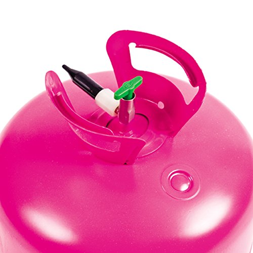 XXL Helium Ballongas Heliumflasche 420 Liter, befüllen von 50 Luftballons – leichtes Befüllen durch Knickventil – perfekt für deine Party, Hochzeit, Feier, Geburtstag, Festival - 2