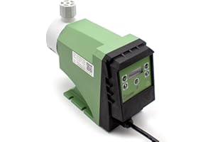 LeTkingok Pompe à Membrane électromagnétique 220V G/2'', Pompe Doseuse Pompe Doseuse Résistante Aux Acides Et Aux Alcalis Petite Pompe à Eau 12W 16W 30W (1.08LPH 8.2Bar)