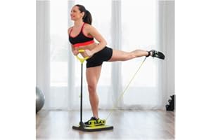 MODEZVOUS Ronsss Plateforme de Musculation Fitness pour fessiers Jambes et Bras avec Guide d'exercices Sport