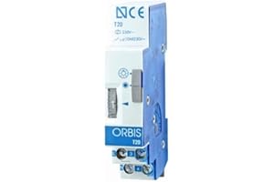 ORBIS T-20 230 V. AUTOMÁTICO ESCALERA MODULAR RAIL DIN. 45 s a 7 min