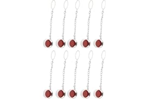 FASIENT 10Pcs SO239 Waterproof Protective Cover Dust Cap for N-type Female Connector,Brass Body,High Performance,Practical