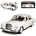 Price comparison product image alles-meine GmbH Mercedes-Benz 280 SE S-Klasse Limousine Ivory Beige W108 1965-1972 1/18 Norev Modell Auto mit individiuellem Wunschkennzeichen