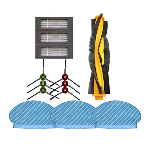 BLUELIRR - Repuesto para aspiradora Ecovacs Deebot Ozmo 950 Roboter (filtro y filtro de alto rendimiento)