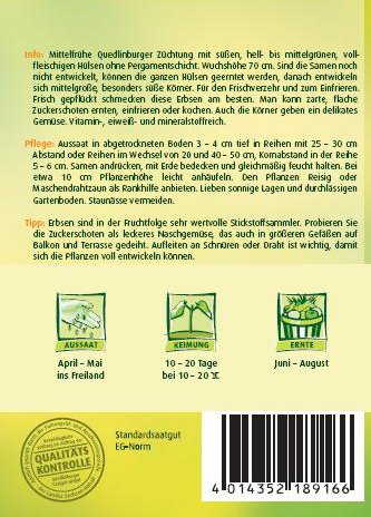 Zuckererbse, Ambrosia - 2