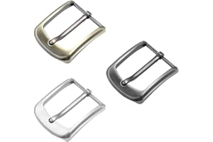 Pilikoll 3 Stück Gürtelschnallen Herren 4 cm Gürtelschnallen für Wechselgürtel Dorn-Schließe Vintage antik Buckle Wechselschließe Gürtelschließe für Männer Frauen Gürtel