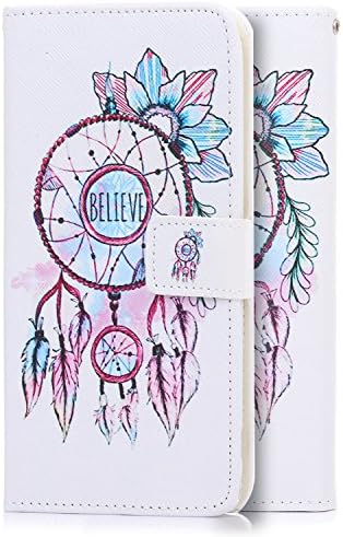 tinxi® Xiaomi Mi5 case cover Artificial pu leather Case bag Protective Cover flipcase card slot wallet pouch stand holder with magnetic closure,Dreamcatcher