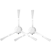 Mi Vacuum Mop 1c White 2 Side Brushes, Vacuum Mop 2C -Vacuum Mop Pro 2+ 3D,Dreame Vacuum Mop F9 Compatible 2 Side Brushes