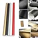 Produktbild ELEGIANT Carbon Folie 3D Struktur fühlbare Struktur DIY 30x127cm 3D Autofolie Carwrapping Carbon Fiber Folie Aufkleber Klebe Dekor für KFZ Auto iPhone6S Schwarz