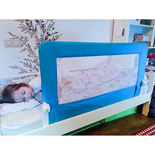 Tatkraft Guard Faltbare Kinder Bettgitter Stahl Kunststoff Polyester 120X47X65cm - 2