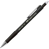 Faber-Castell Grip 1345 Versatile Pen, 0.5 mm, Black 2022, Eraser, Storeable Metal Tip, Ergonomic Grip