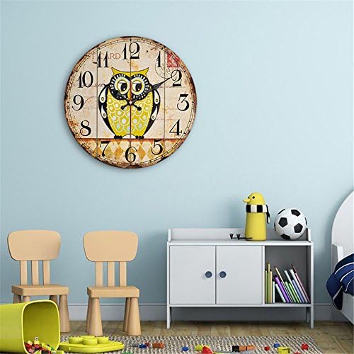 FUXINGXING Bedroom clocks super silent creative wall clock quartz clock,B15