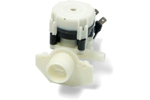 RYELDOM Lave-Vaisselle Électrovanne Charge pour REX-ELECTROLUX, Intégré, Acier Inoxydable, Blanc