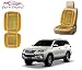 Auto Pearl - Premium Quality Car Wooden Bead Seat Cushion with Beige Velvet Border For - Toyota Fotuner 2017 RS.499.00