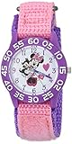 Disney Mädchen Armbanduhr Analog Quarz Nylon WDS000165