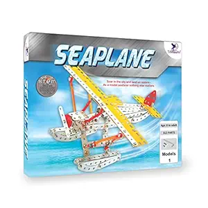 Toykraft: Make a Seaplane - Mechanical Toys, Birthday Gift for Boys Girls, STEM Toys, Mechanics Toys for Boys Girls, Engineering Toys for Kids, Experiment Kit for Kids 10-15 Years