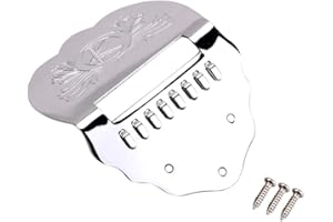 Milisten Pickup Per Chitarra Parti di Cordiera Mandolino per Mandolino Superiore Ad 8 Corde (Argento) Metallo