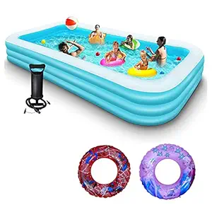 Baal Swimming Pool Inflatable Bath Tubs for Adults Swimming Bath Tub with Pump (8.5 Feet)