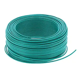 Insulated Wire, Red Copper Insulated Wire PVC Insulation Material Low Resistance 328.1ft Length for Household Appliances for Power Lighting for Instruments