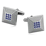 ❣Paket: 1 paar Manschettenknöpfe; Größe: 1.7X1.7CM; Gewicht: 18G