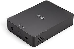 SHANQIU Mini UPS - Fuente de alimentación de Emergencia para Router, módem, cámara, Entrada DC 5 V, Salida DC 5 V o Micro USB MAX.3 A (sin Cargador)