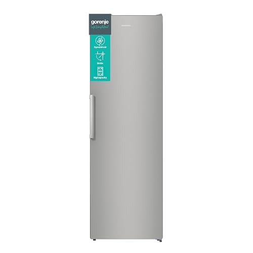 Gorenje R 619 EES5 Fridge, 185 cm, Recirculation Cooling System, Quick Cooling Function, Refrigerator Capacity 398 Litres, Stainless Steel Look Silver