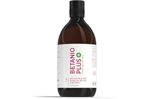 ‎CELLAVENT HEALTHCARE Rote Beete Saft - 100% Bio Rote Beete Extrakt - hochkonzentriert, 5,3 kg Rübe / 500 ml - reich an Nitraten, Betain & Betanin - 46x weniger Oxalsäure als in frischer Beetroot - Betanio PLUS (500 ml)