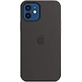 Apple Silicone Case with MagSafe (for iPhone 12, 12 Pro) - Black