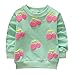 Brightup Baby Mädchen Süße Süßigkeitsfarben Sweatshirt Pullover, Langes Hülsen T-Shirt