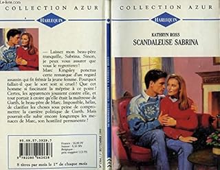 jaquette livre Scandaleuse Sabrina (Collection Azur)