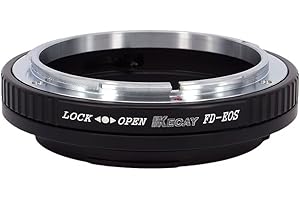 KECAY® Adattatore Obiettivo Lente Per Canon FD FL Lente to Canon EOS EF EF-S Mount Camera EOS 5D Mark III, 5D Mark II, 5DII, 5DIII, 6D, 7D, 70D, 60D, 700D, 650D, 1100D, 1000D, 600D, 50D, 550D, 500D