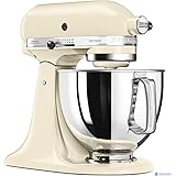 KITCHENAID ARTISAN ROBOT DE COCINA 4,8 L CREMA DE COLOR 300 W