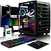 Produktbild VIBOX Spectrum GL560-180 Gaming PC Computer mit Spiel Bundle, Windows 10 OS, 27 Zoll HD Monitor (4,3GHz Intel i5 6-Core, ASUS Strix GeForce GTX 1060 Grafikkarte, 32Go DDR4 RAM, 480GB SSD, 1TB HDD)