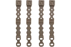 WarmHeartting Sangles Tactiques Molle Malice Clips, Accessoires de Sac à Dos Tactique, Fixation Molle