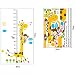 WONZOM Kids Height Chart Wall Sticker home Decor Cartoon Giraffe Height Ruler Home Decoration room Decals Wall Art Sticker wallpaper