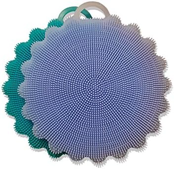 SOLIDLIFE Multifunctional silicone sponge Kitchen sponge Cleaning sponge Cleaning sponge Pot cloths Coaster Lint brush Fruit and vegetable Cleaner Cleaning tool