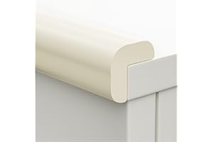 LGChobby Protecteur d'angle De Mur De Protection, Mousse De Protection De Bord De Table Daisse en Forme De L, Bandes De Bord De Meubles Autocollantes De Bureau À Domicile (Color : White-A, Size : 5m)