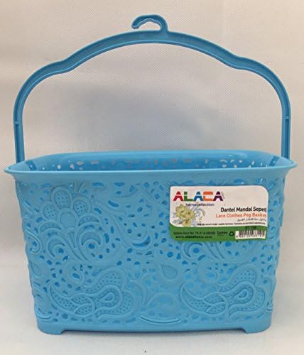 Lace Design Clothes Peg Basket