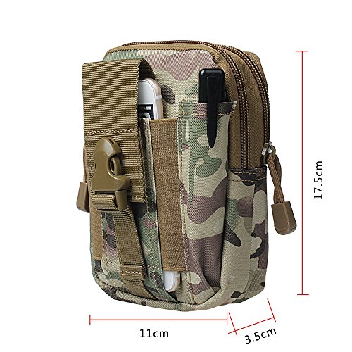 xhorizon® Armee Camo Tasche Für Handy Haken Schleife Gürteltasche Halfter Hülle Beutel - 5