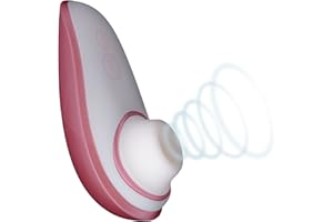 Womanizer Liberty Succionador de clítoris con tapa de viaje - Estimulador de clítoris con 6 niveles de intensidad - Succionador mujer sumergible - Vibrador recargable para mujeres - Rose