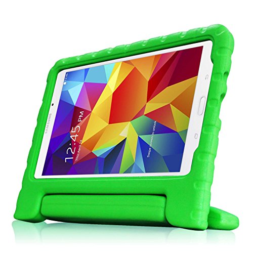 Fintie Samsung Galaxy Tab 4 7.0 Kinder Hülle – Ultra-leichte, stoßfeste und kinderfreundliche EVA Ständer Schutzhülle Tasche Case Cover mit Drehbar Handgriff für Samsung Galaxy Tab 4 7.0 (7 Zoll) T230 T235 Tablet, Grün - 7