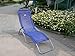 Produktbild Ambientehome 70464 Bäderliege Gartenliege Relaxliege, Textilene, blau