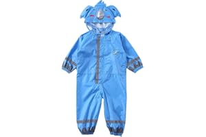 GUOCU Completo Impermeabile Bambino Tuta da Pioggia per Ragazzi E Ragazze